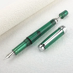 جودة فاخرة 013 قلم حبر فراغ ملء تدور شفاف EF/F بنك الاستثمار القومي الضغط السلبي لون الحبر القلم