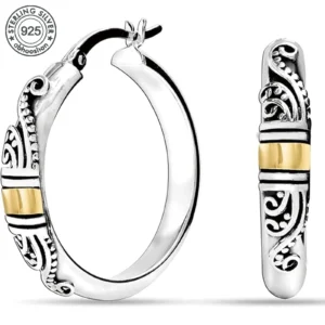 أقراط بالي من الفضة عيار 925، أقراط رجالية ونسائية